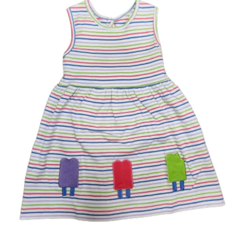 Florence Eisman Stripe Knit Popsicle Dress 3t